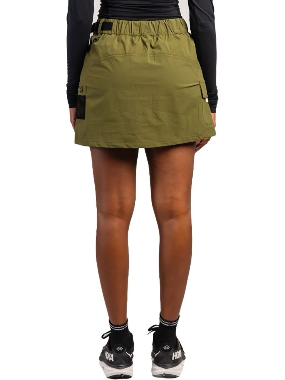 Wondery Outdoors Ephedra Trail Cargo Hiking Skort in Olive - Picture 2 of 13